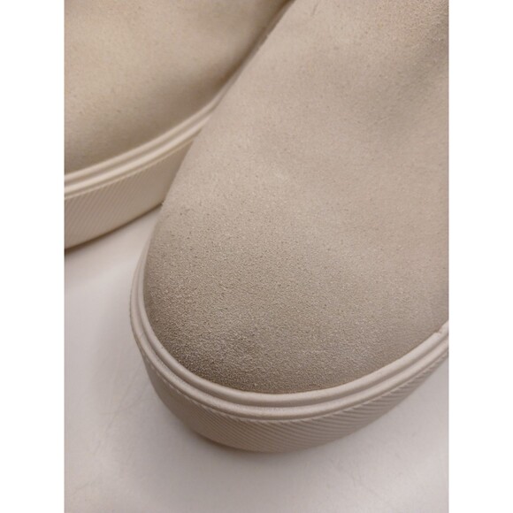 Naturalizer Sz 9 Marianne 2.0 Off White Slip-On Suede Leather Comfort Sneakers - Picture 6 of 16